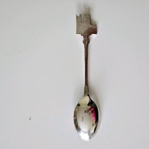 Vintage 1960s Souvenir Collectible Spoons Lot Of Six Westminster Abbey Countries - Picture 16 of 16